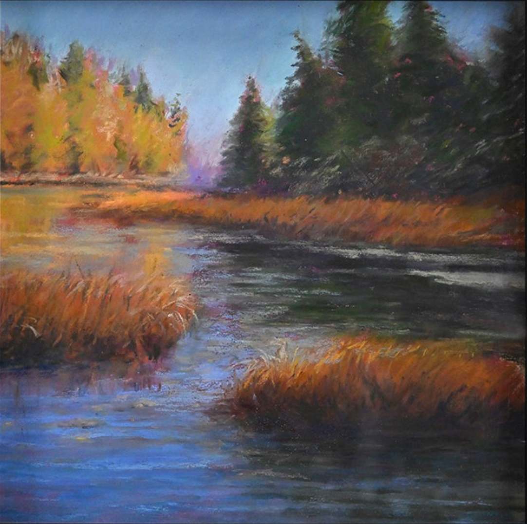 Fall Marshlands by Cathy Lorraway Art 