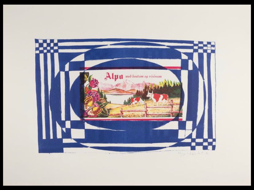 Alpa Series Three Prints by Dieter Roth 