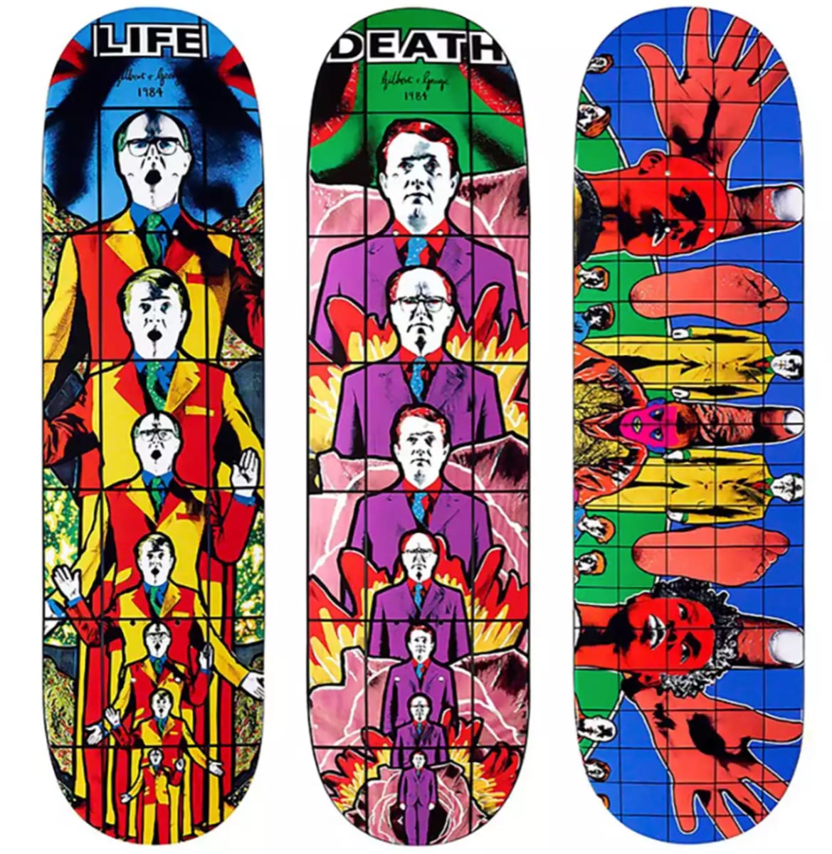 Supreme x Gilbert & George Triptych by Gilbert & George 
