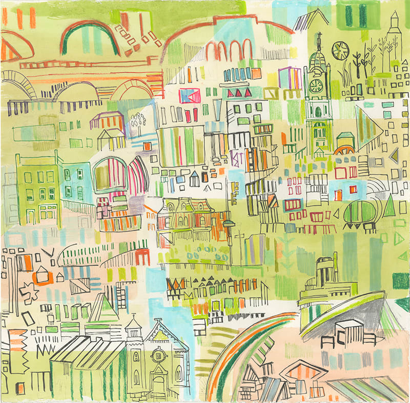 Small Town 2 by Miriam Singer 