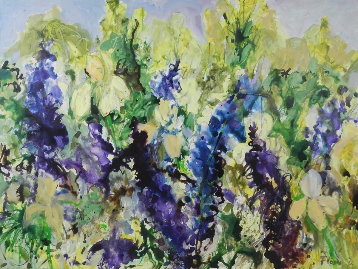 Faeries in the Garden by Flora Doehler 