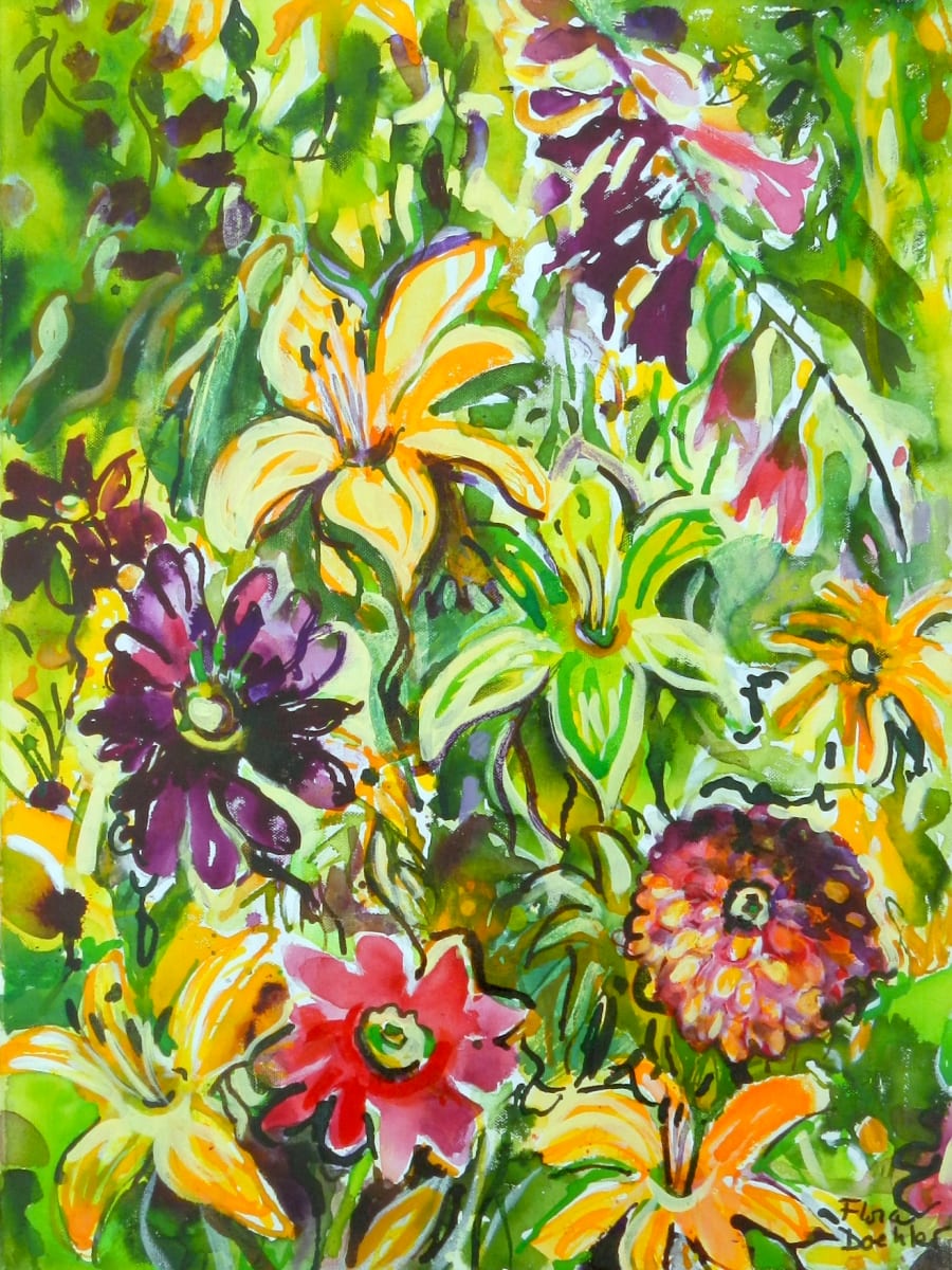 Dressed in Green by Flora Doehler 