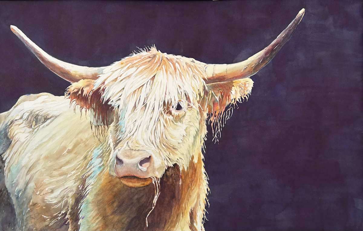 Byre Farm's "Sugar" by Susan L. Johnson Art 