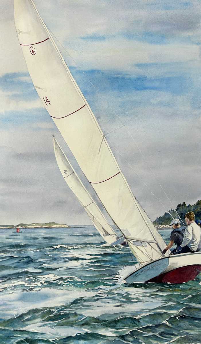 Regatta Weekend - Holy Mackerel by Susan L. Johnson Art 