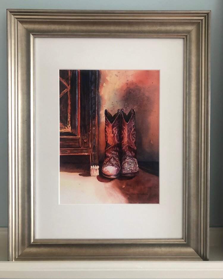 These Boots by Crystal Beshara Fine Artist, Image 2.