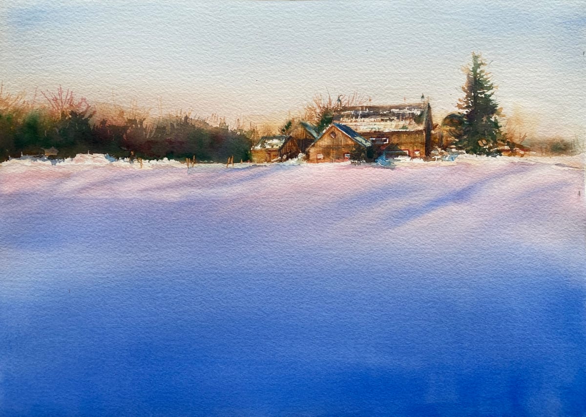 February Blues by Crystal Beshara Fine Artist, Image 1.
