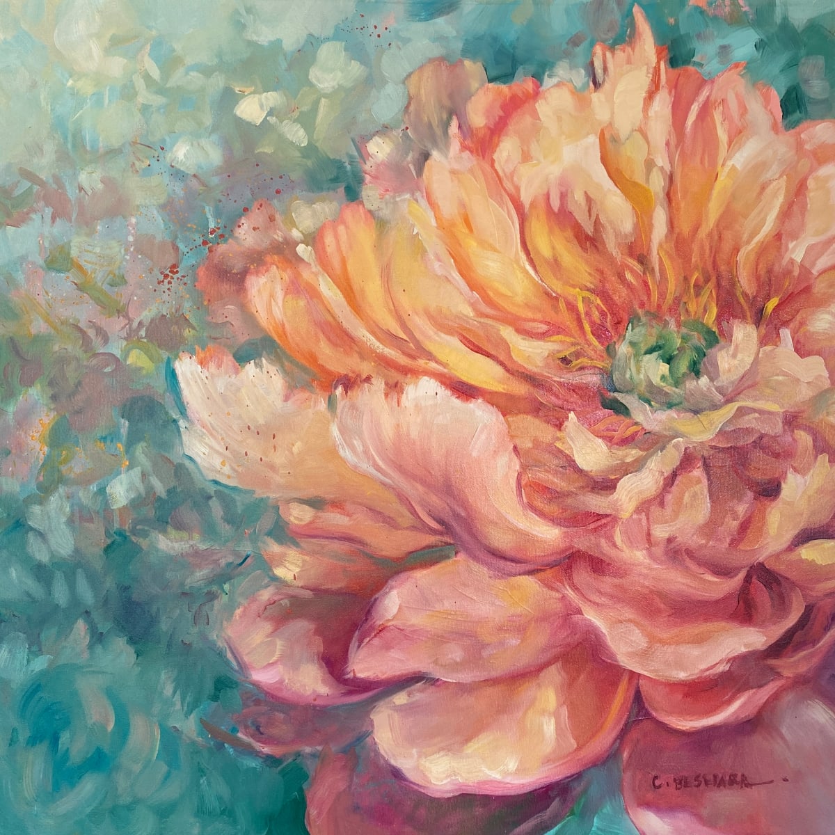 Peony at Dusk 