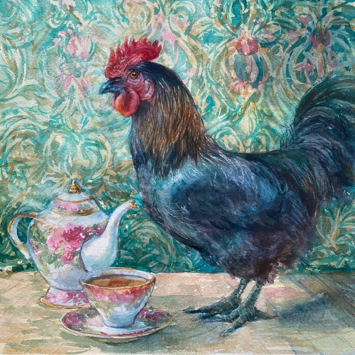 English Breakfast by Crystal Beshara Fine Artist, Image 14.