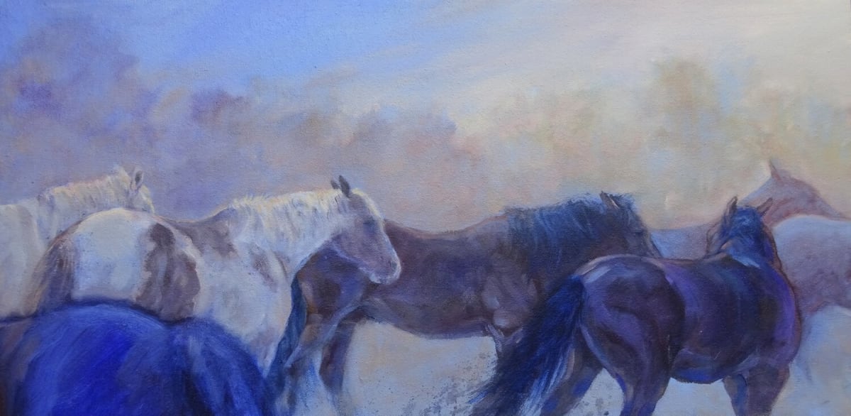 Jockeying for Position by Crystal Beshara 