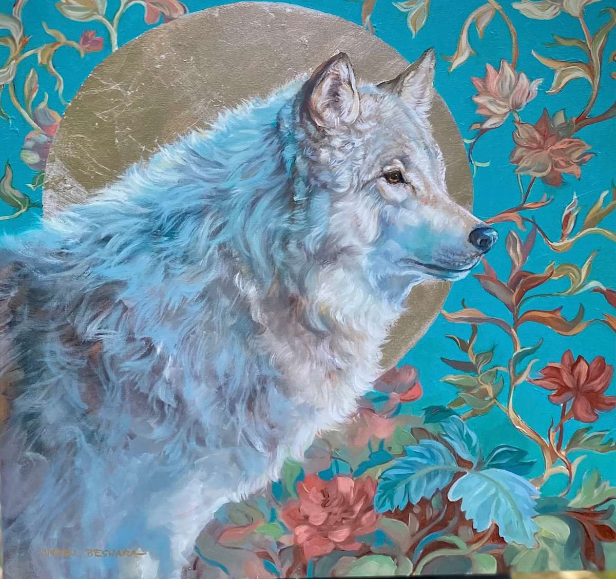 Sentinella della Luna by Crystal Beshara Fine Artist, Image 1.