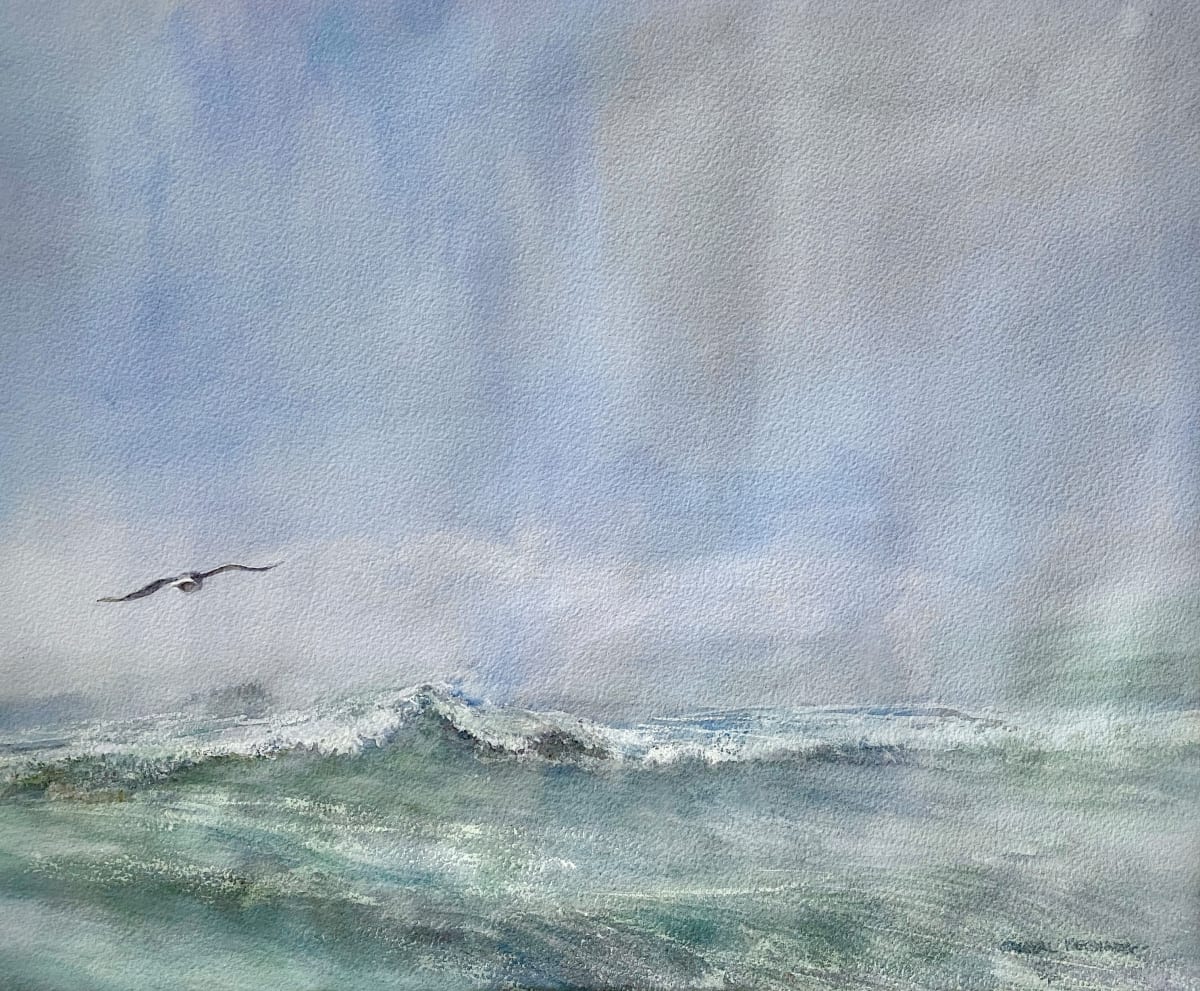 Surrender (in grey) by Crystal Beshara Fine Artist, Image 3.