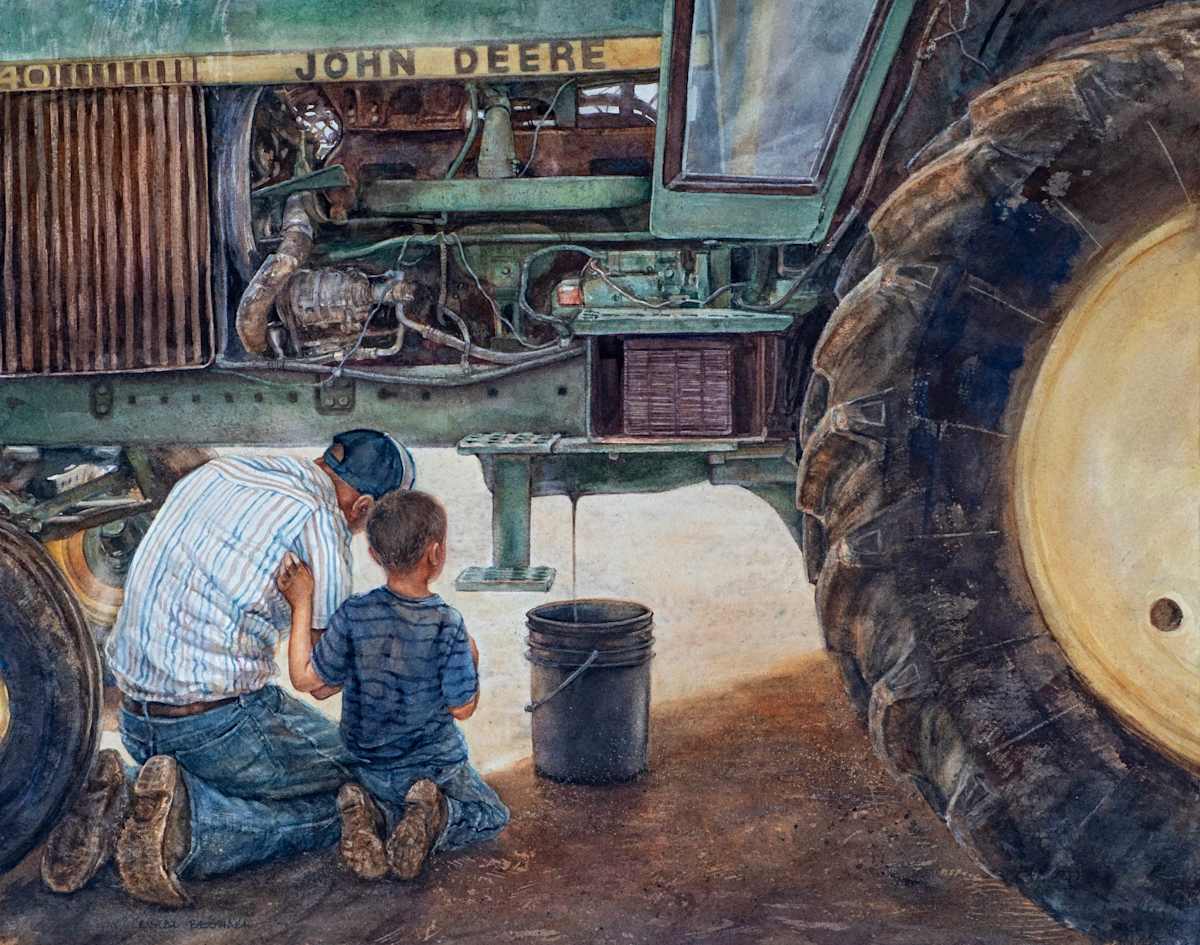 The Lesson by Crystal Beshara Fine Artist, Image 2.