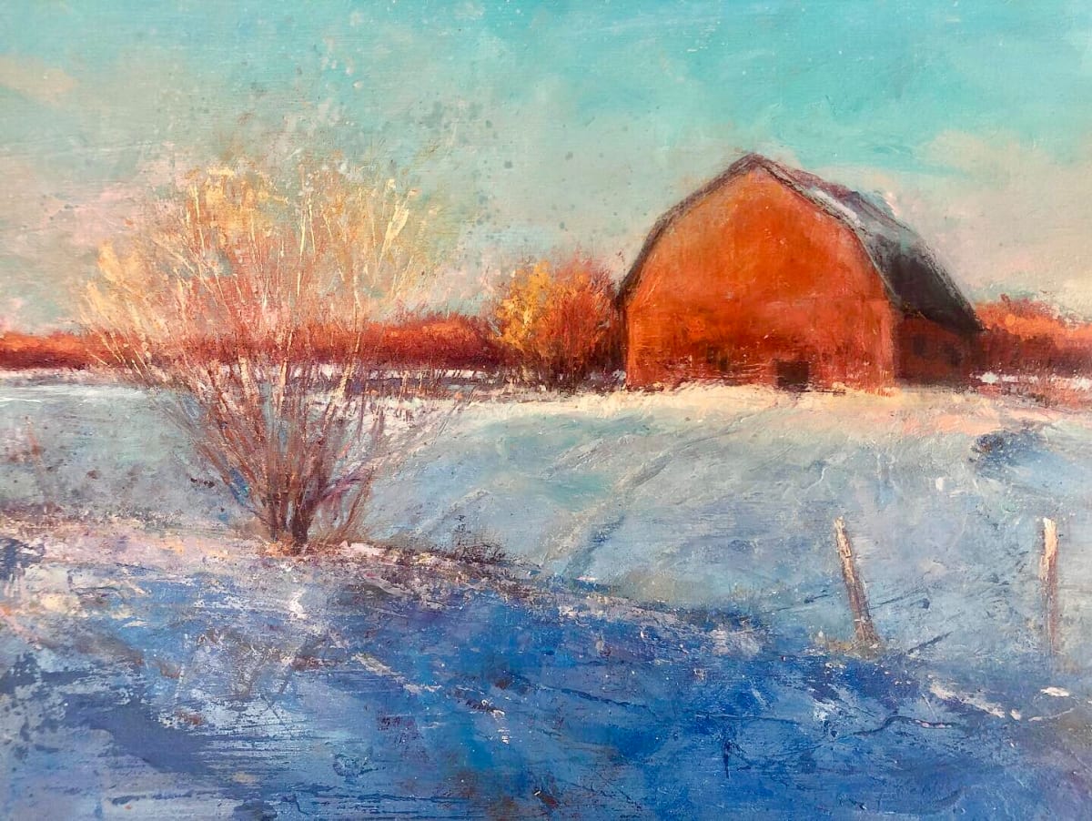 The Last Rays  Image: A beautiful red barn in Eastern Ontario  says farewell to another days as the last rays touch the landscape  