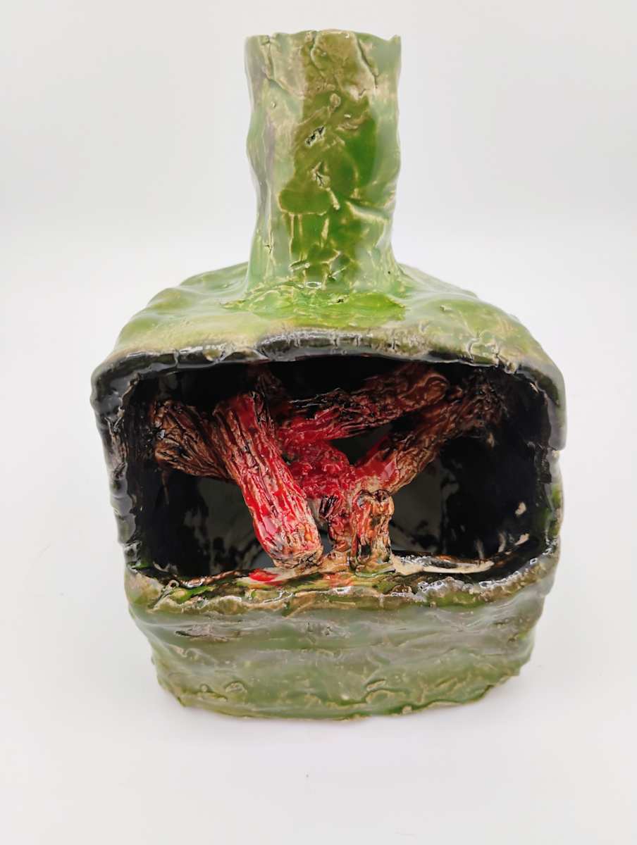 Mini Fireplace Candle Holder by Space Monkey, Image 4.