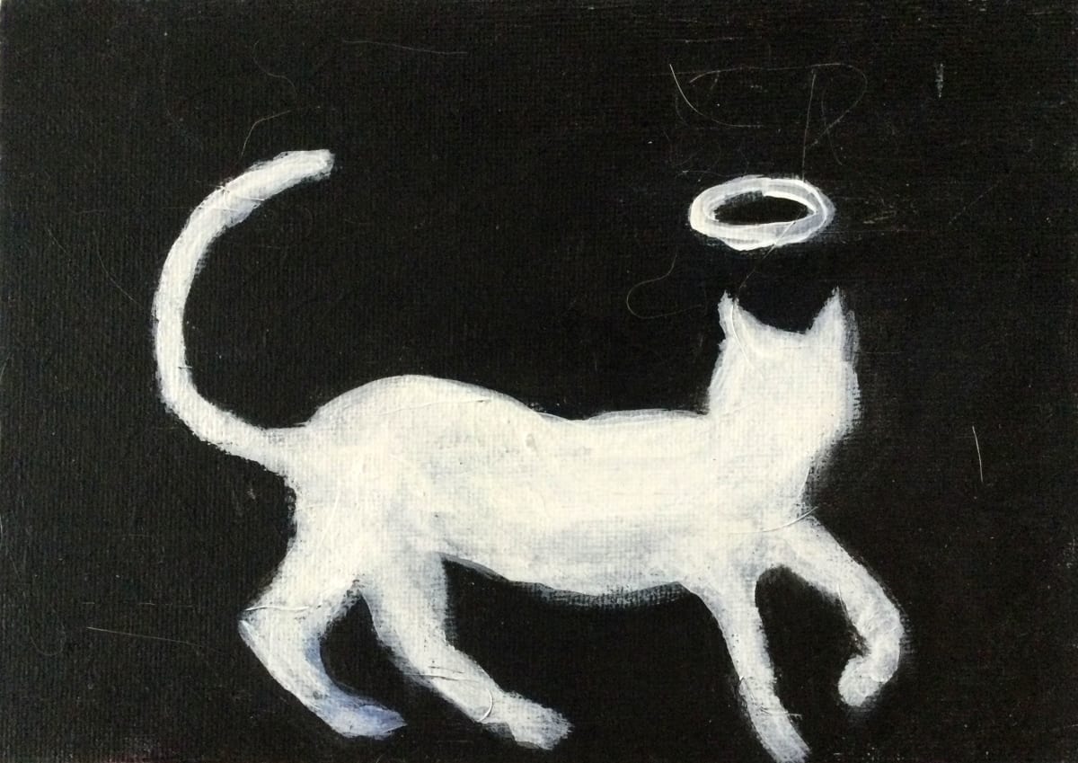 Ghost Cat by Space Monkey 