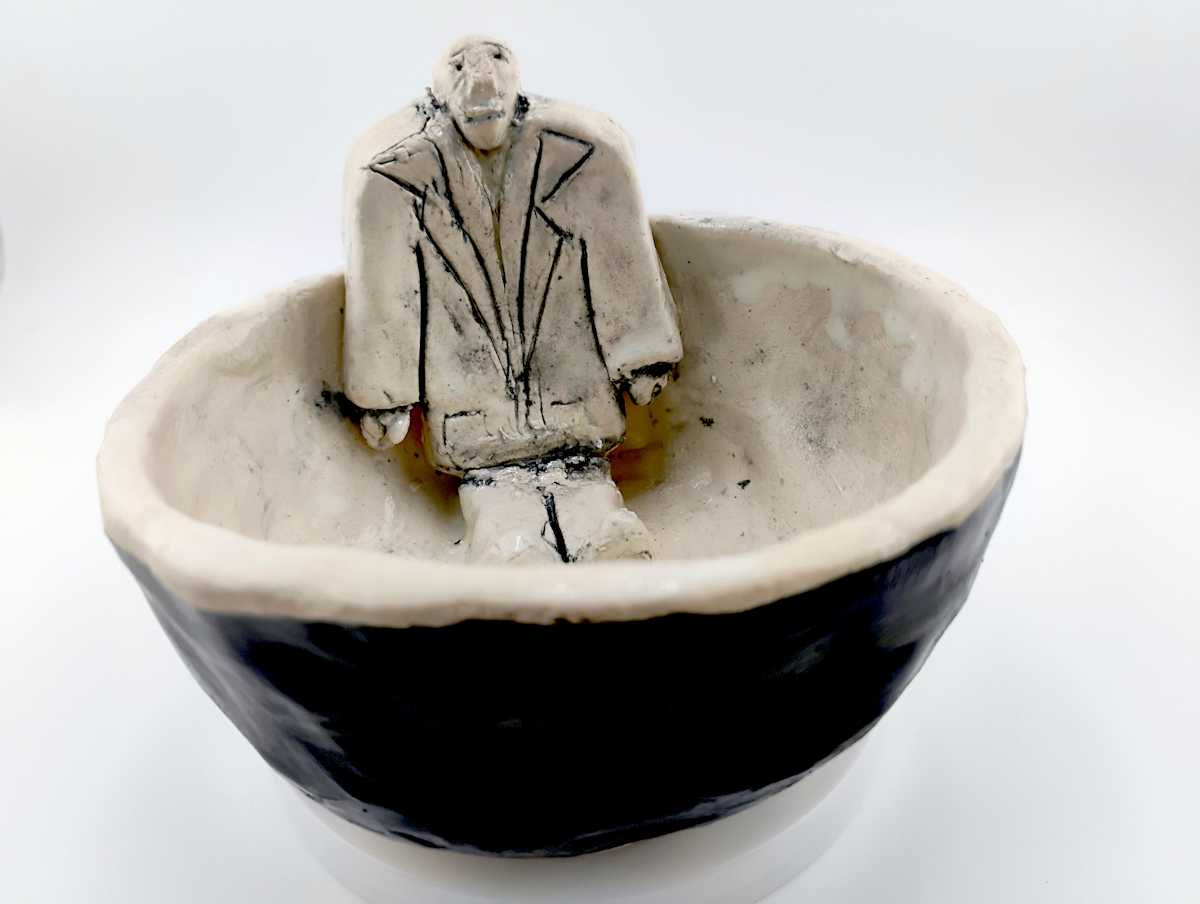 Stop Making Soup Bowl by Space Monkey, Image 1.