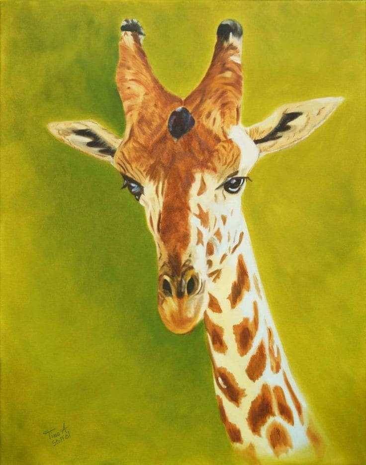 The Rising Soul  Image: The Rising Soul Giraffe Painting