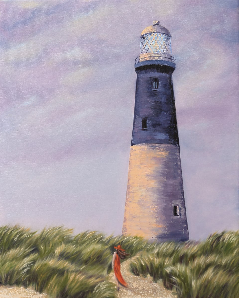Before The Storm  Image: Before the Storm Lighthouse Painting