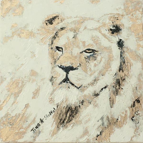 Golden Lioness  Image: Lioness Painting
