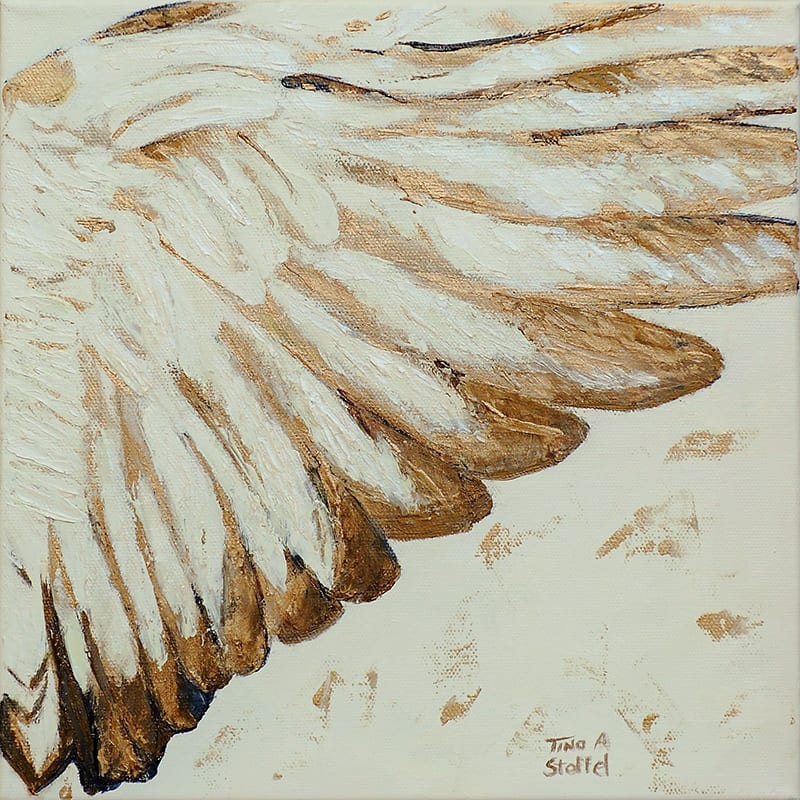 Golden Wings  Image: Angel Wing Painting