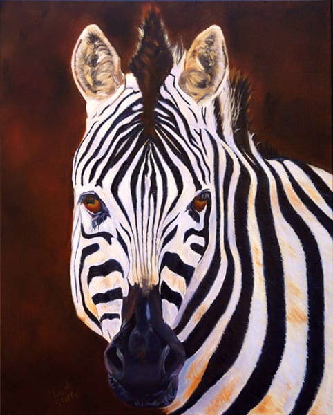 Quagga  Image: Quagga zebra painting