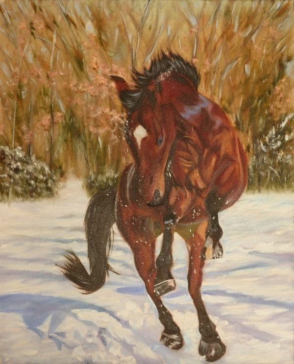Rescued Horse  Image: Rescued Horse Painting