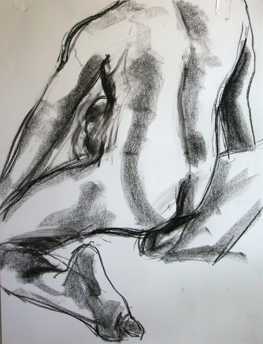Male Figure 3  Image: Charcoal life drawing