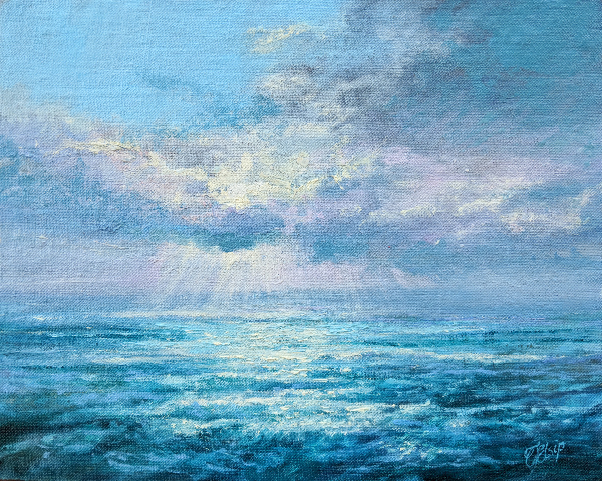 Pacific Promise (Ocean Study) by C J Elsip 