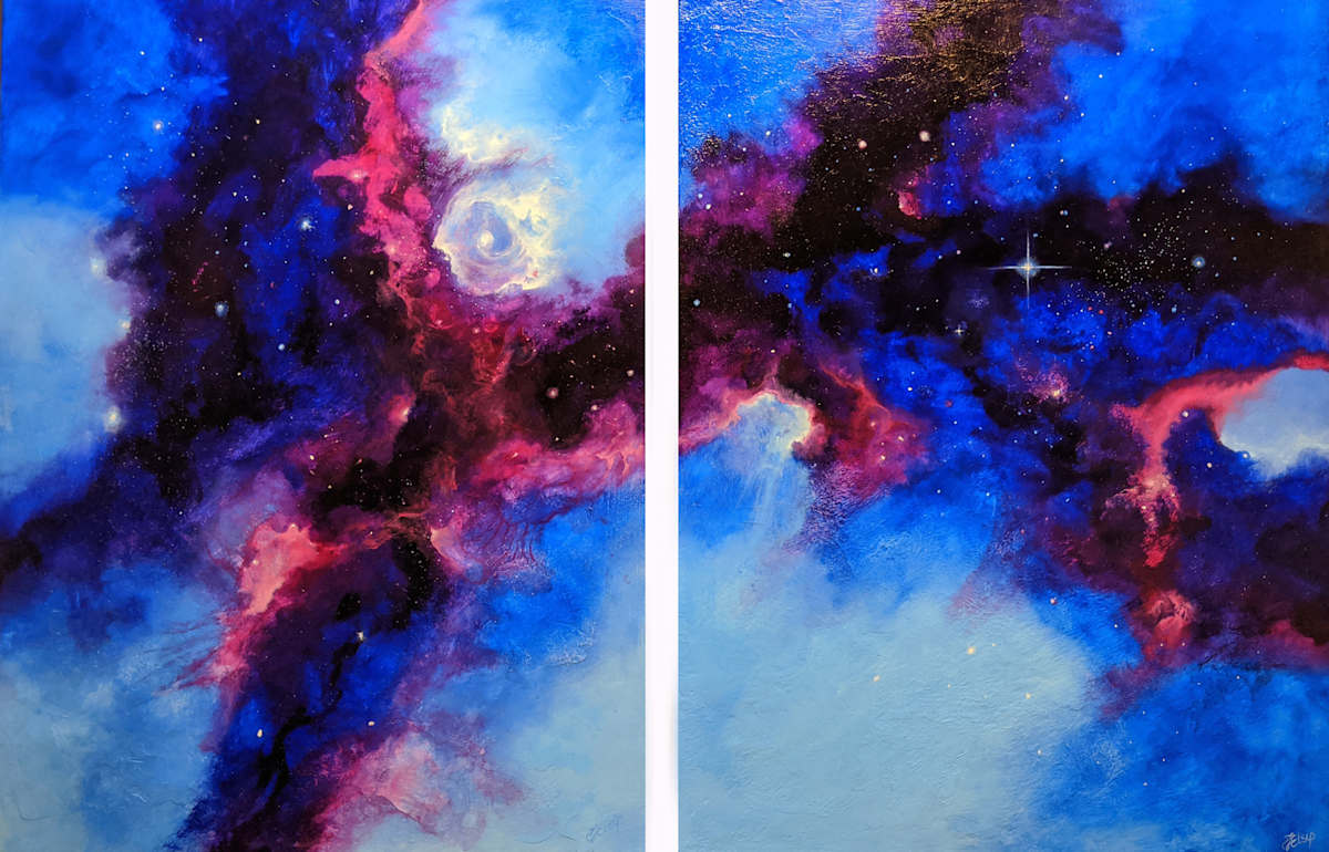 Blue Cosmos by C J Elsip, Image 1.