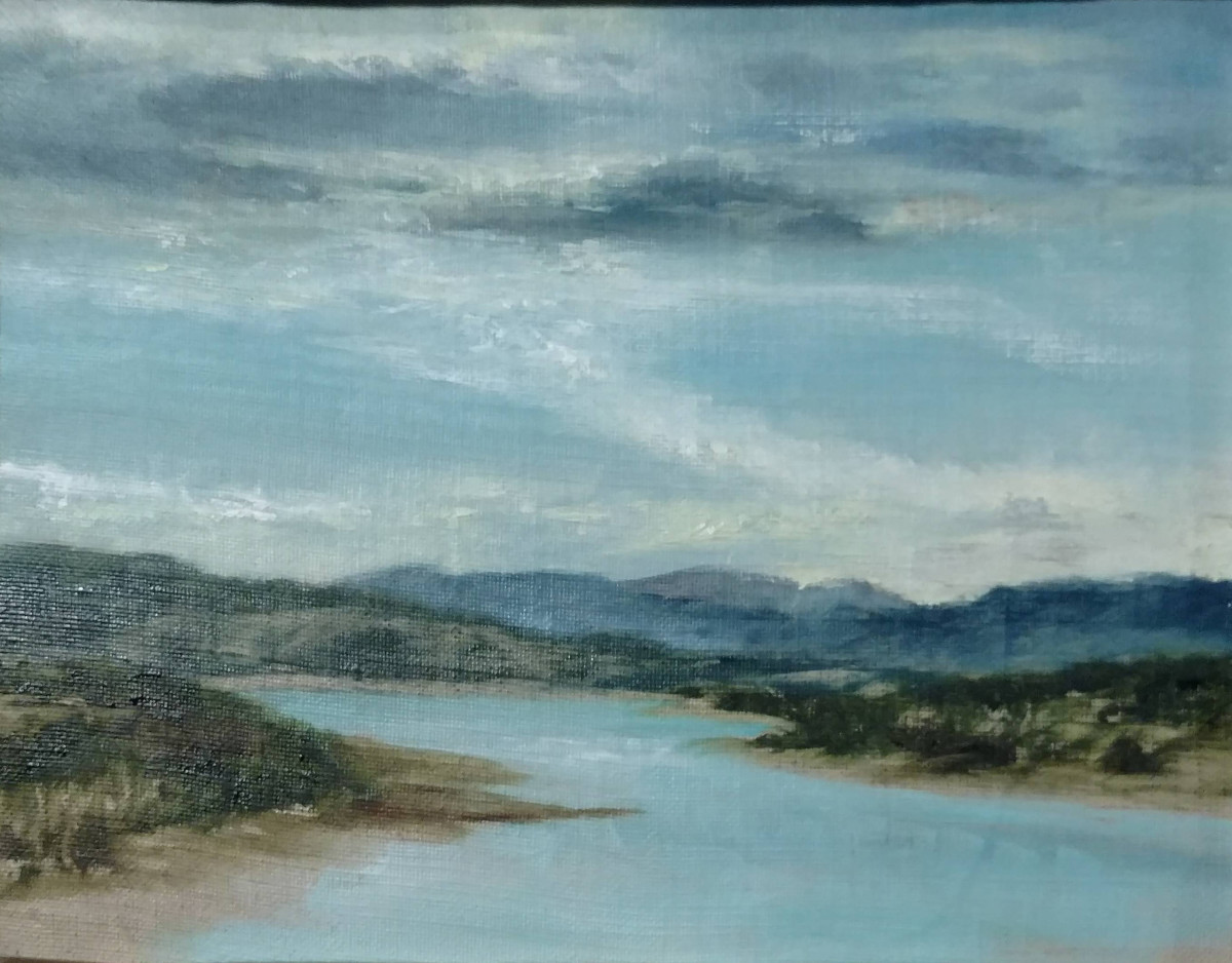 Columbia River II - Work in Progress by C J Elsip 