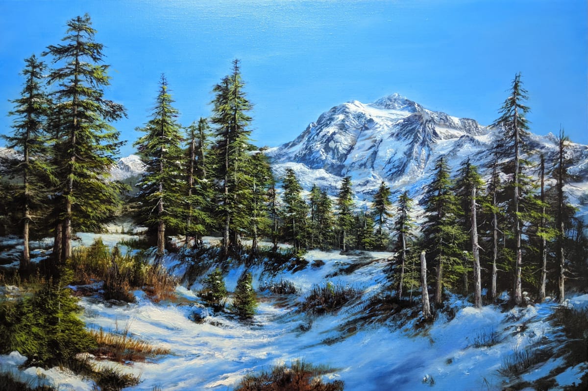 Mt Shuksan II by C J Elsip 