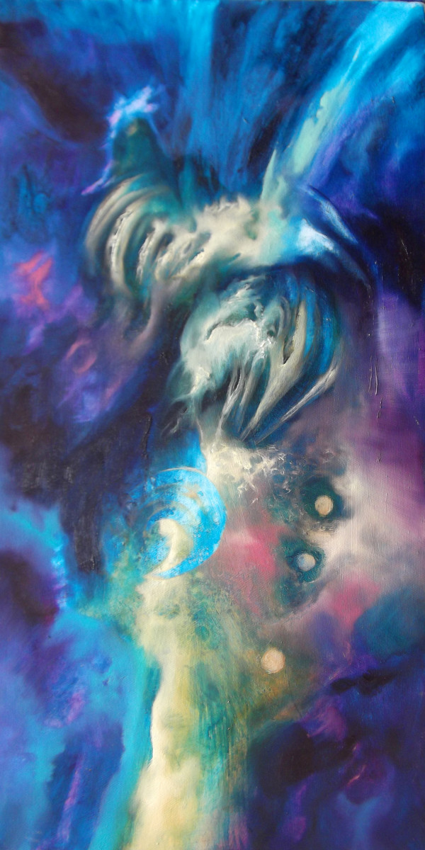 Colliding Nebulae by C J Elsip 