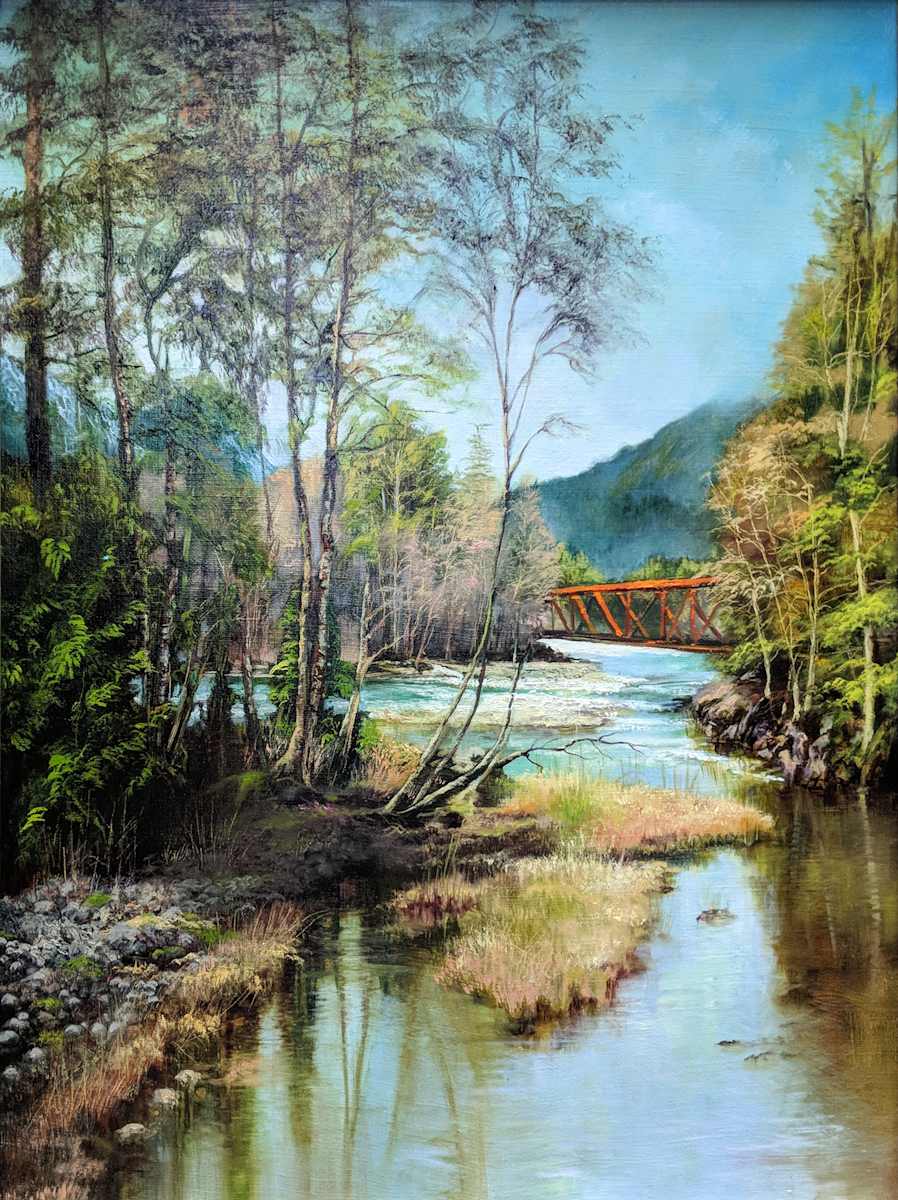 Red Bridge by C J Elsip, Image 1.