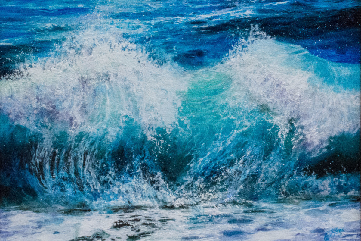 Exuberant Blue by C J Elsip 