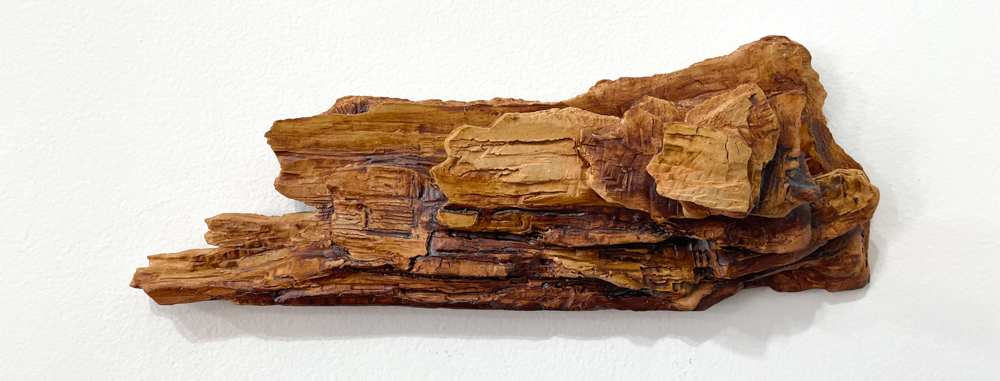 Craggy Cliffs Wall Sculpture by Brooke Lanier, Image 2.
