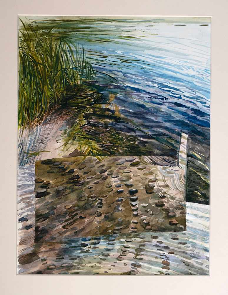 Motions Stilled, Stones and Reeds by Brooke Lanier 