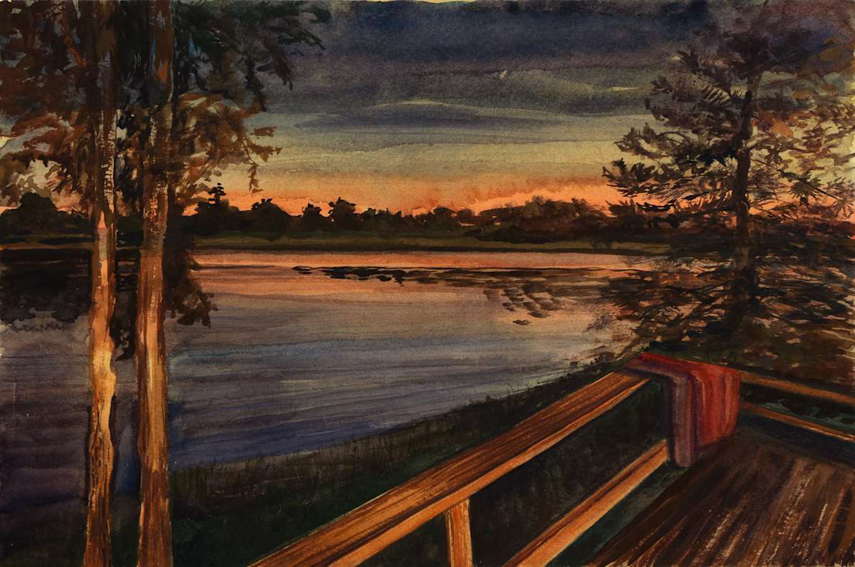 Sunset Deck, Cabin 8 by Brooke Lanier, Image 1.