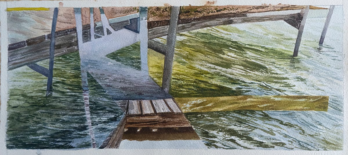 Motions Stilled, Unreliable Dock by Brooke Lanier 