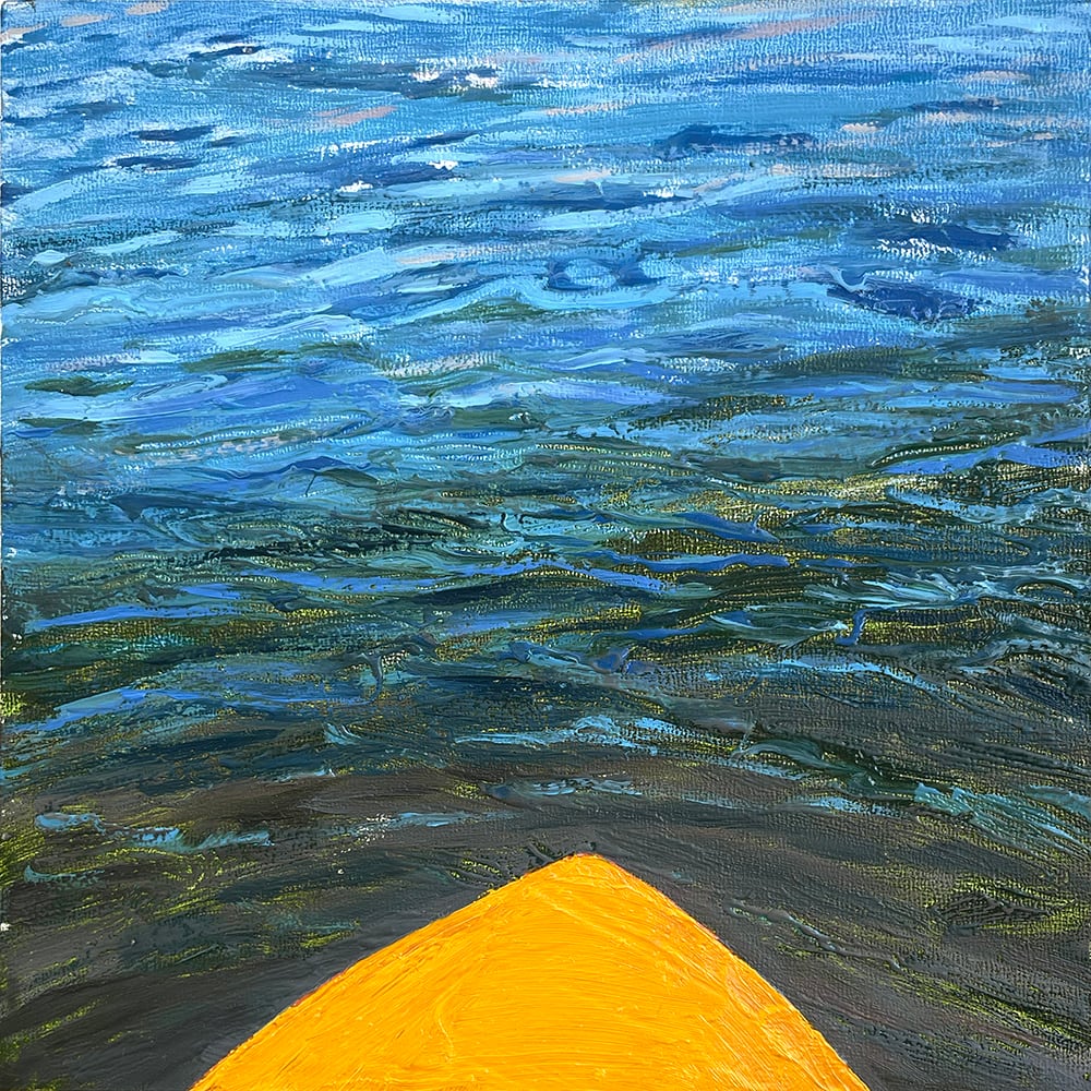 Yellow Kayak by Brooke Lanier 