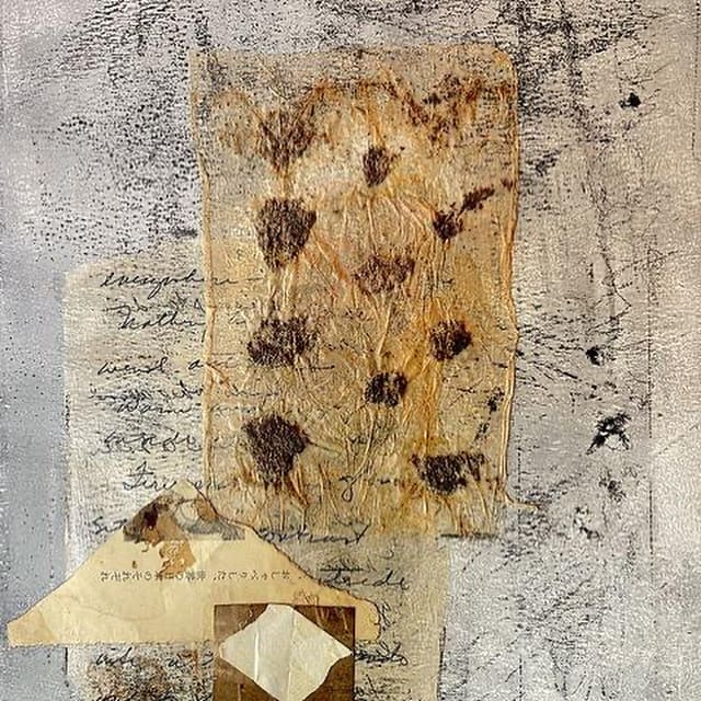 Slieght of Hand  Image: mixed media -mono print 