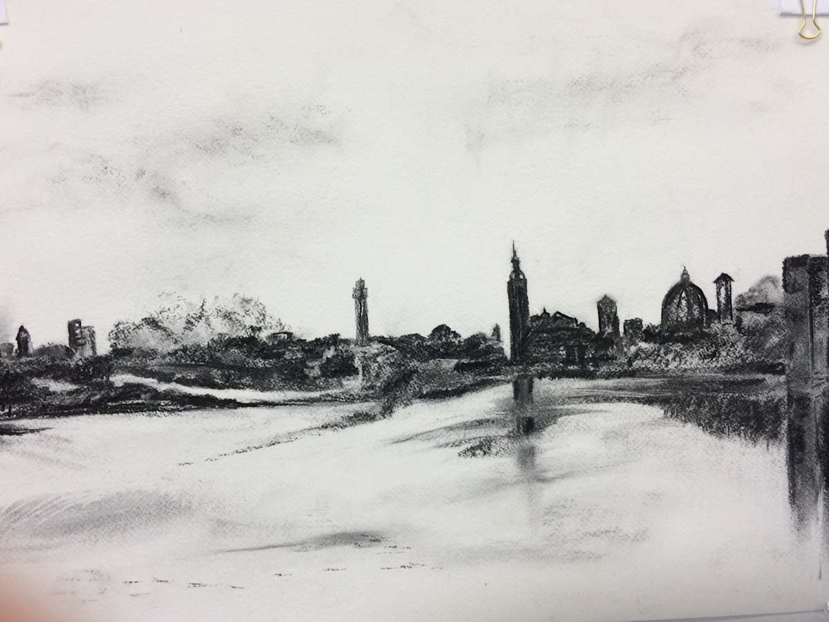 Florence along the Arno by Susan Grucci, Image 1.