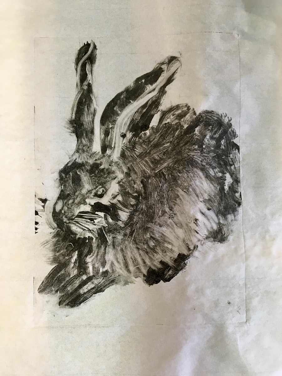 Young Hare - Ode' to Albrecht Durer by Susan Grucci, Image 1.
