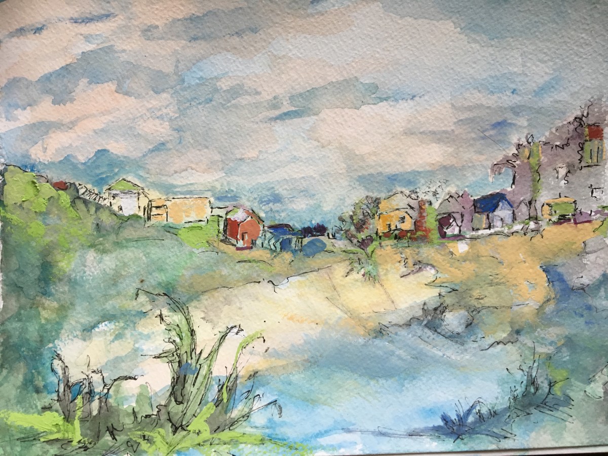 Grand Case - French West Indies by Susan Grucci 