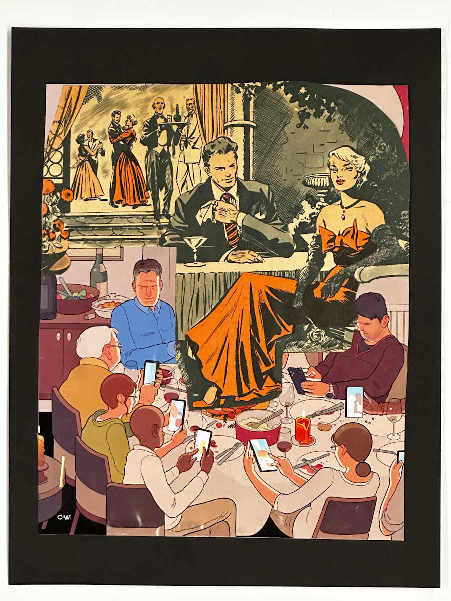 Dinner Guest (New Yorker series) by Dan Cameron, Image 1.