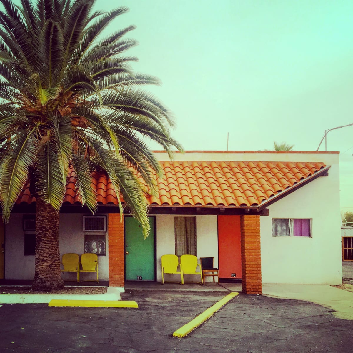 Arizona Motel Tropical by Kristine Peashock 