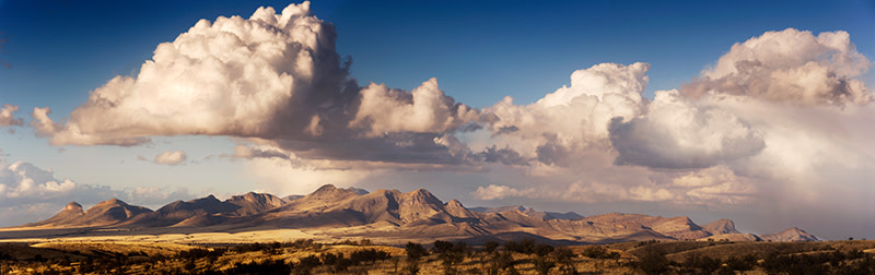 Mustang Mountains Panorama by Bill Steen 