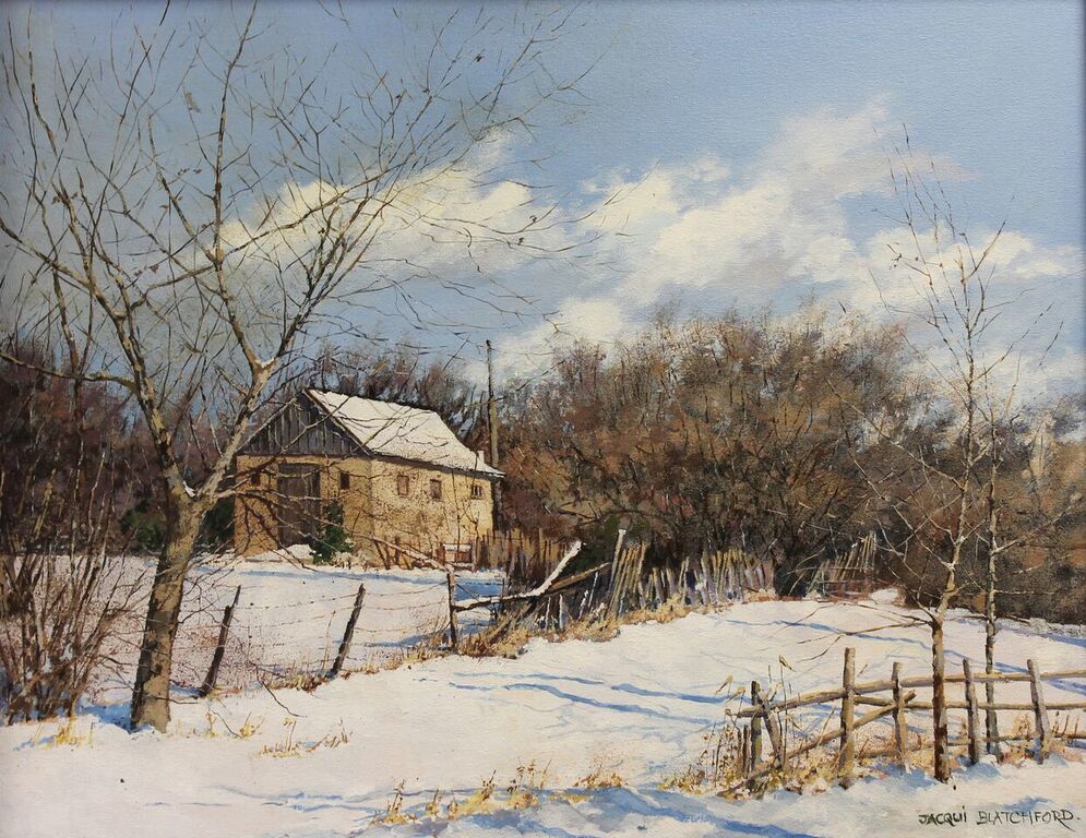 Barn at Conway Farms, Lake Forest, Illinois by Jacqui Blatchford 