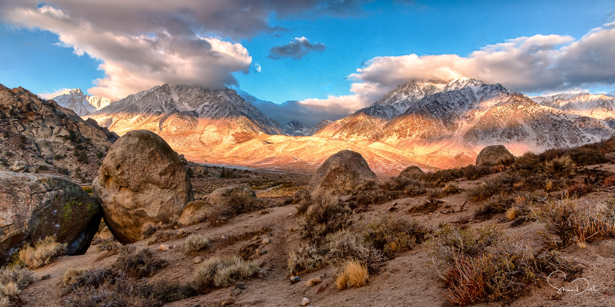 The Buttermilks at Sunrise by Steve Dell 