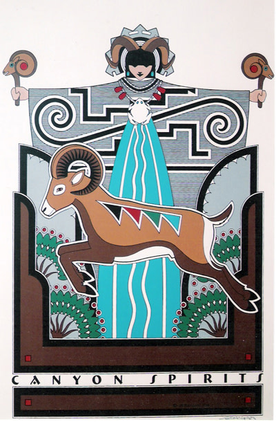 Canyon Spirits - Big Horn Sheep by Wes Jernigan 