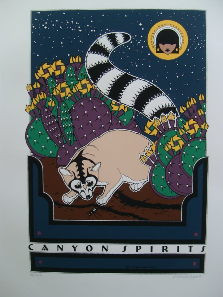 Canyon Spirits - Ring-tailed Cat by Wes Jernigan 